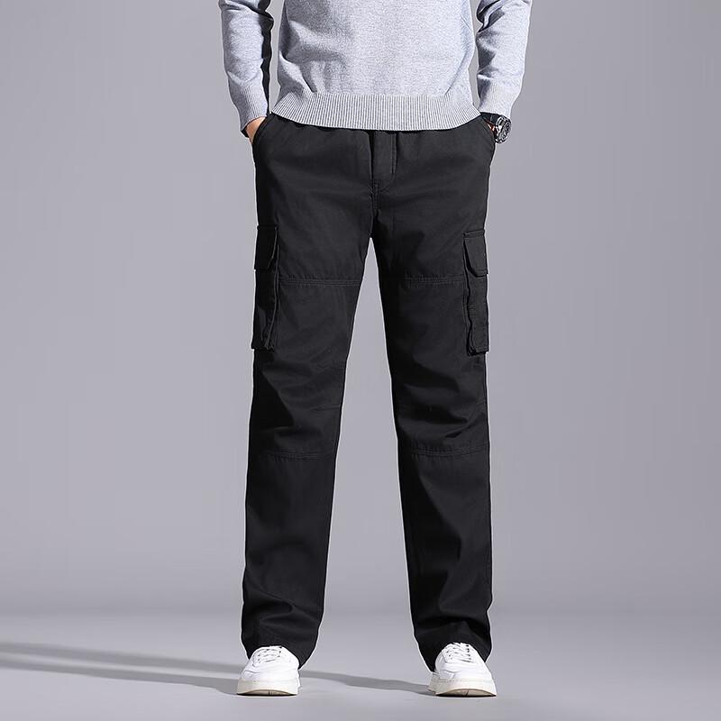 

COVER GAL Men s Autumn/Winter Loose Straight Cargo Pants L