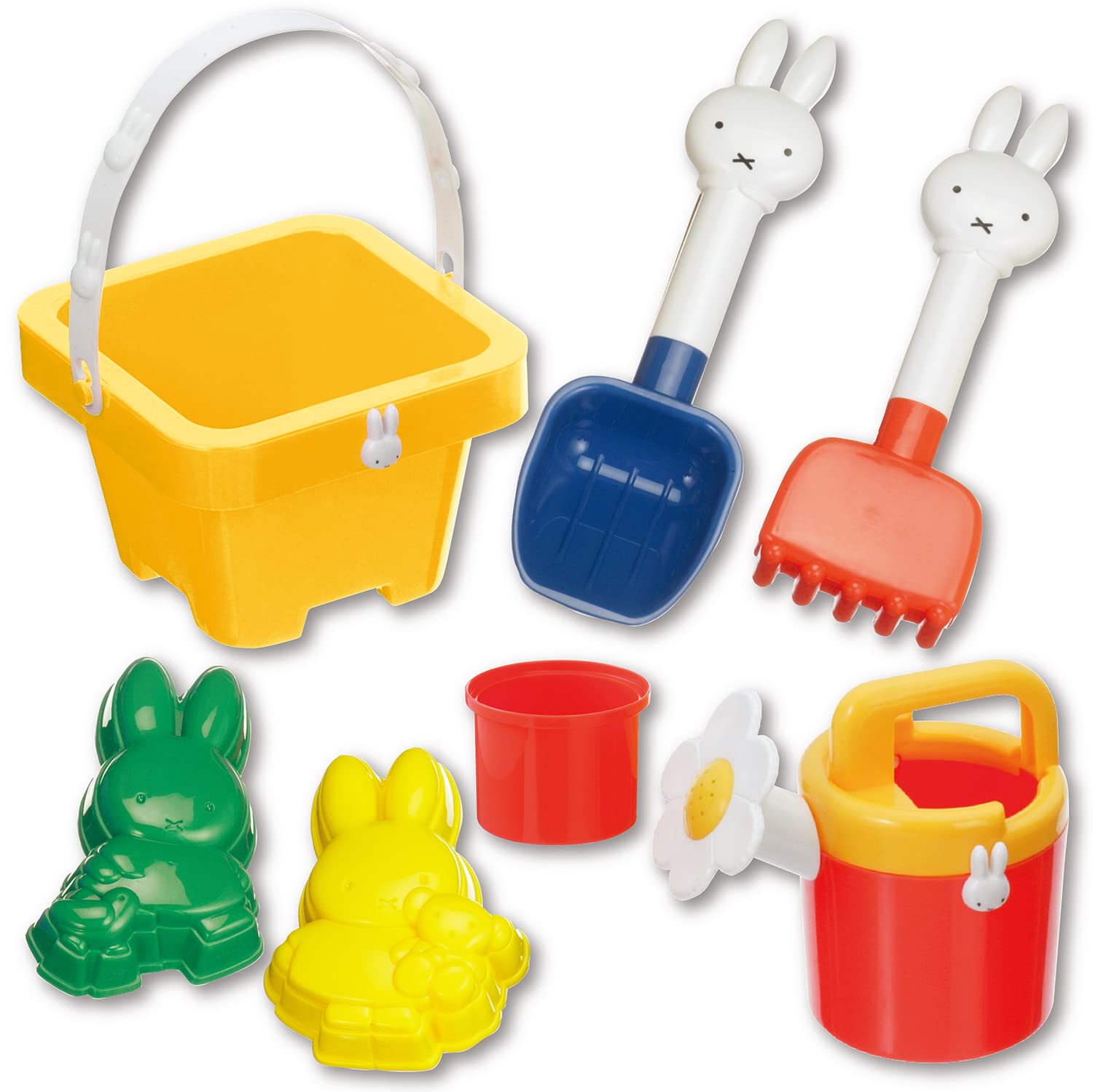 

Epoch Miffy Sand Play 7 Piece Set ST Mark Certification 3 Years Old and Up Toy Infant Present Gift EPOCH 18-101