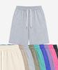 Beokeuldaun Klassische Bd_Logo Pigmentgewaschene Shorts (grau) (B-Typ)