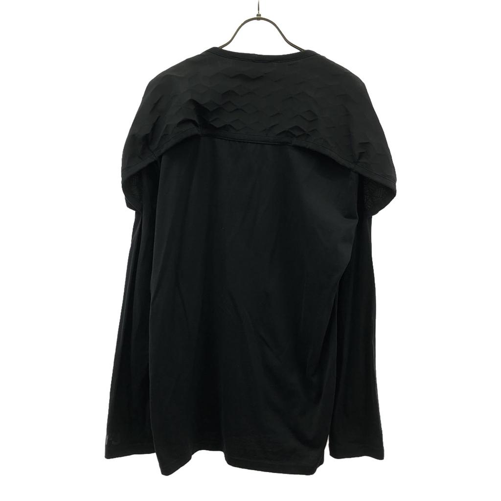 Y-3 Adidas YOHJI YAMAMOTO Long Sleeve Shawl Design Cut L Black Women Used