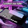 Custom Name Personalized Borussia Monchengladbach Pattern Mousepad, Laptop PC Desk Mat, Decorative Desk Mat for Home Keyboard Pad Gift