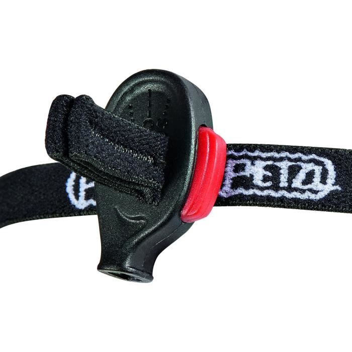 Notfall-Stirnlampe mit Kopfband – PETZL – E+Lite – 40 Lumen – inklusive Tragetasche – Schwarz