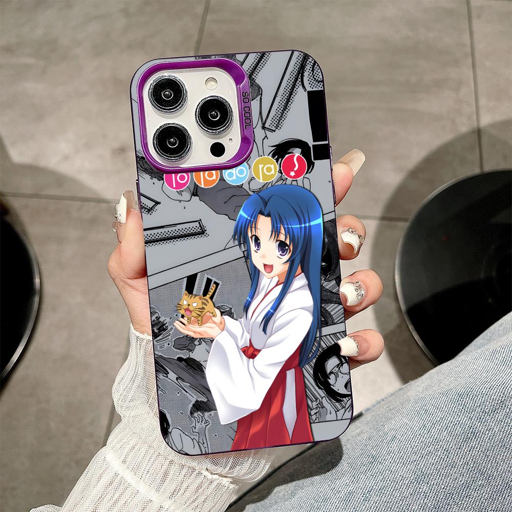 Toradora Kawashima Phone Case for iPhone 17 16 15 14 13 12 11 X XR XS Air Pro Max Plus Purple Colorful Silver Cover