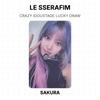 LE SSERAFIM CRAZY IDOUSTAGE LUCKY DRAW Official Photocard