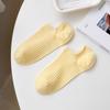 Shallow-mouthed Women's Boat Socks, Thin, Breathable Pure Cotton Socks for Spring and Summer, Candy-colored Solid-colored Women's Short Socks