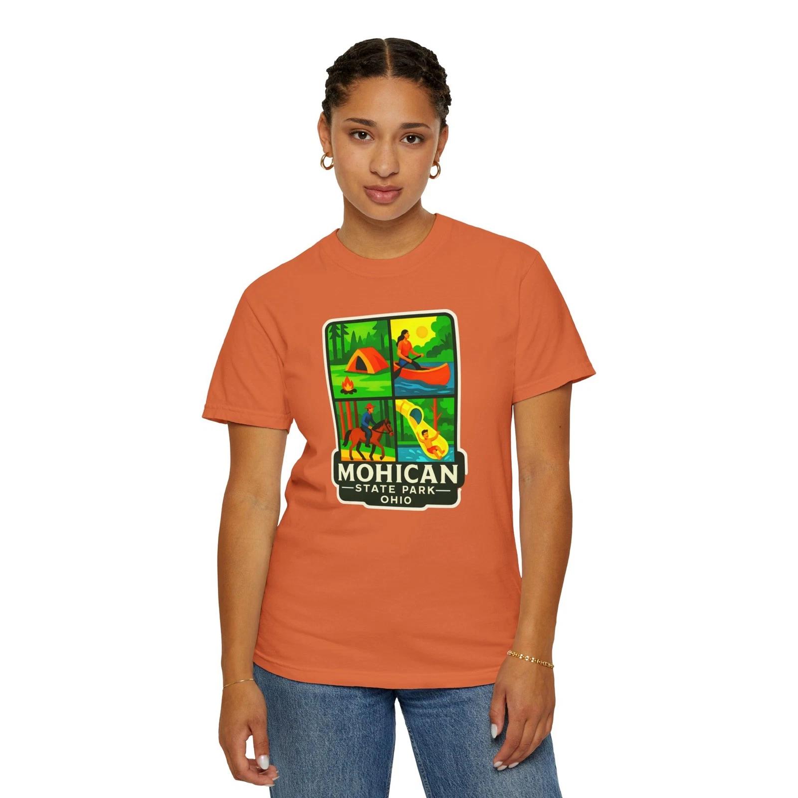 Mohican State Park Camping Canoe Tee | T-Shirt Travel Vacation Souvenir Ohio OH XL