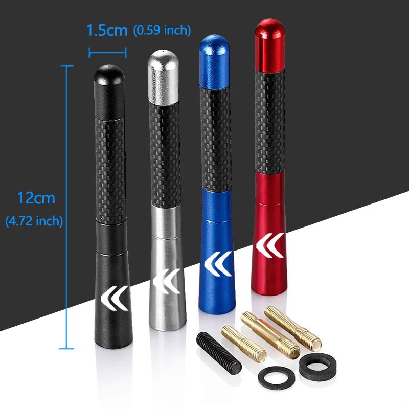 Car Carbon Fiber Antenna Radio FM AM Enhanced Signal Strip Accessory For Citroen C3 C4 C5 C1 C2 Berlingo Celysee Xsara Picasso