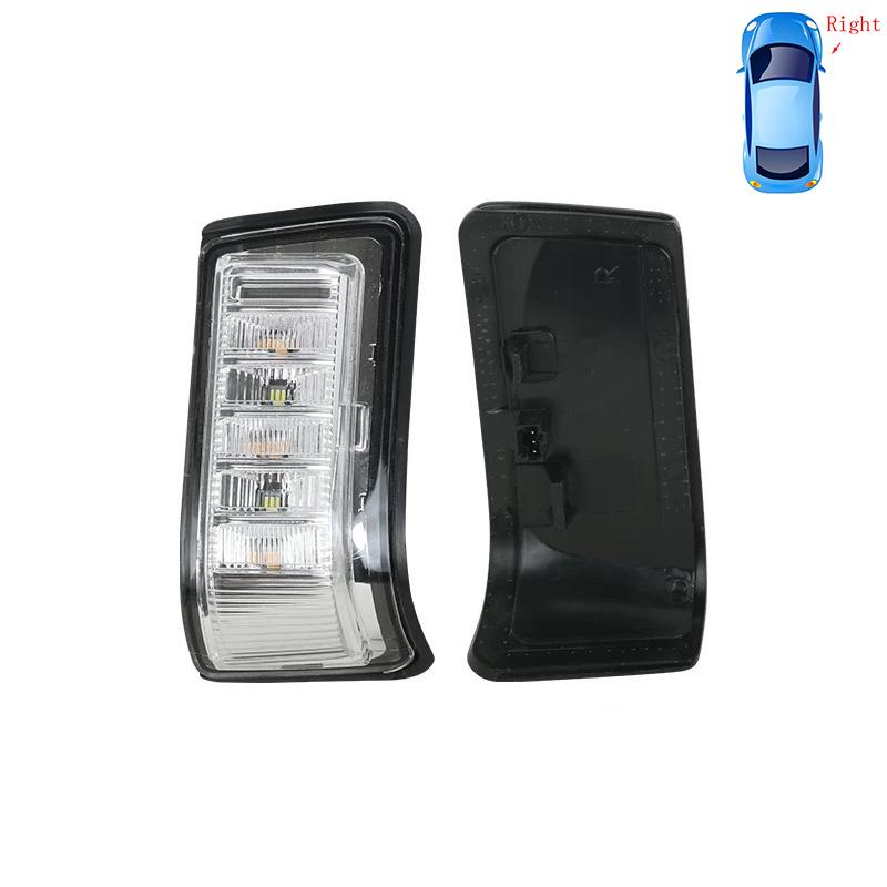 Rear Heated Blind Spot Warning Mirror Glass Cover Frame Turn Signal Light Model for Ford F150 F-150 2024 2025