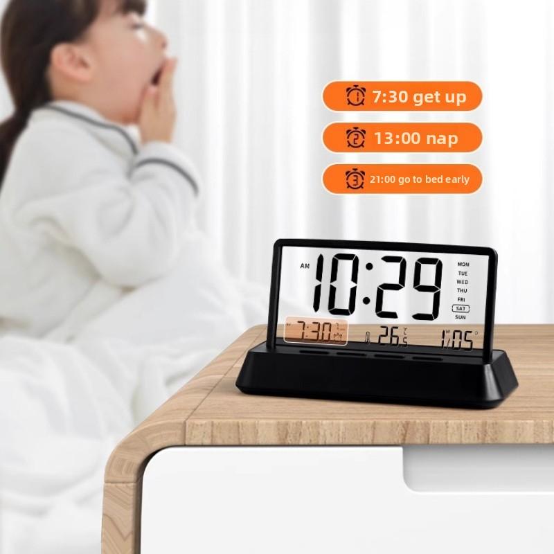 Elektronische Uhr Neue Ornamente Schreibtisch Kreative Digitale Wecker Wohnzimmer Kalender Hochwertige Heimdekoration