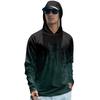 Men's Lapel Printed Single Breasted Pocket Long Sleeve Casual Sports T-Shirt