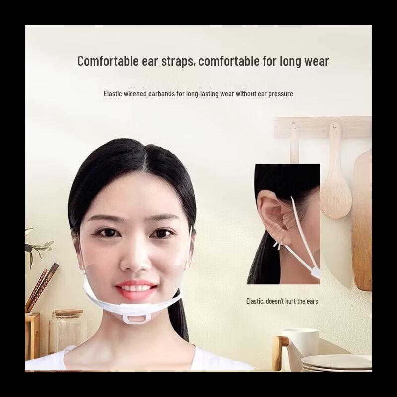 NHZHIW Chef Transparent Masks