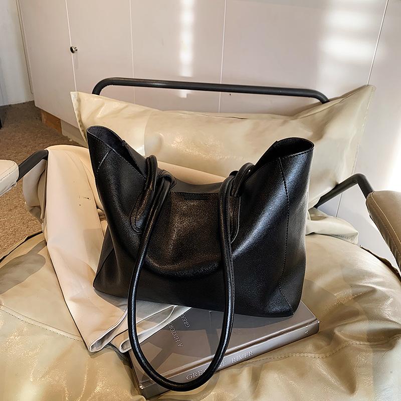 

Сумка на плечо большой вместимости премиум-класса, женская новая повседневная ретро-сумка-тоут, сумка для работы и поездок