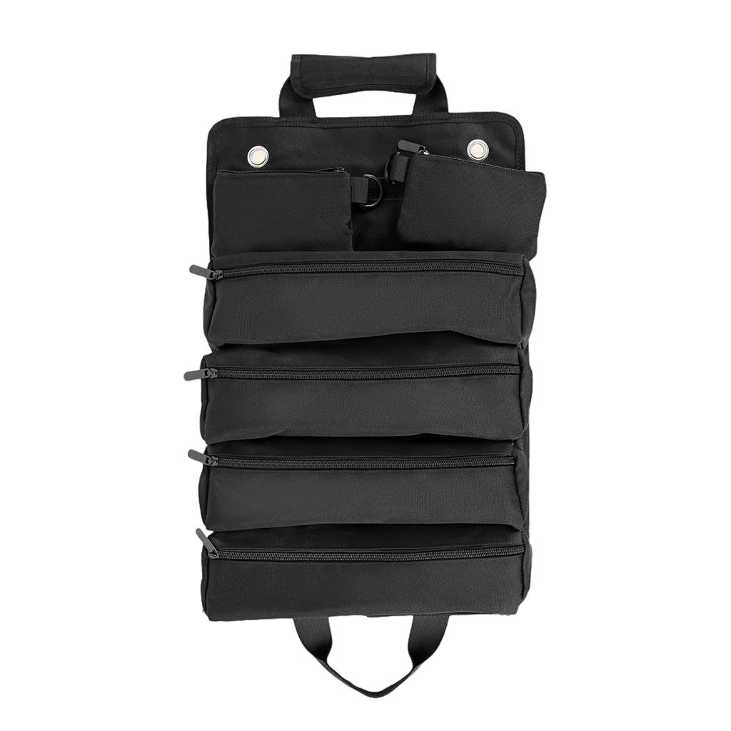 Mehrzweck-Werkzeugtasche, hochwertige professionelle Hardware-Werkzeugtasche mit mehreren Taschen, aufrollbar, tragbare kleine Werkzeug-Organizer-Tasche