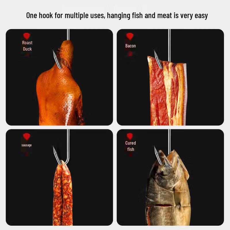 Stainless Steel Meat Curing S-Hooks