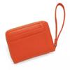Simple PU Leather Small Short Wallet Multi Slots Solid Color Card Holder Zipper Business Card Case Men Women