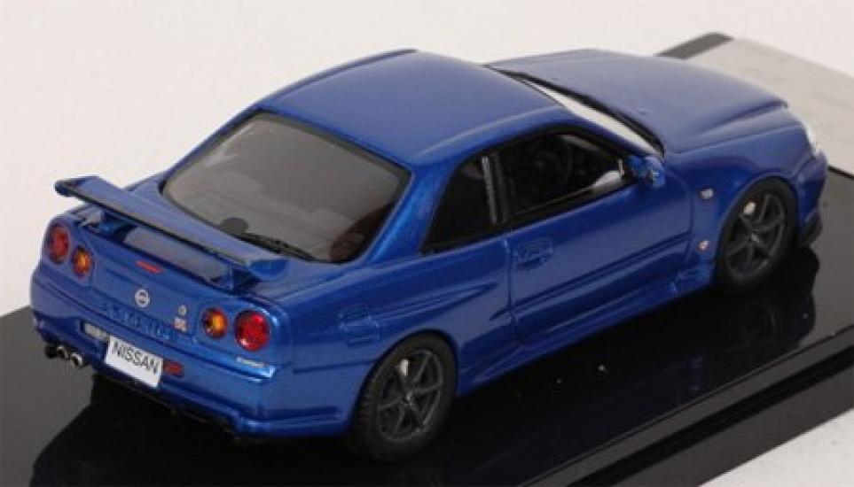 SKYLINE V spec R34 Bayside Blue Finished Product WIT'S 1/43 GT-R