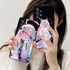 Kawaii Rosa Anime Mädchen Handyhülle für Samsung Galaxy M55 54 42 35 34 33 32 23 22 15 14 13 12 F55 5G Farbe Schutz Luxus