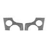 For Porsche Paramela 2010-2017 Carbon Fiber Car Headlight Control Panel Switch Trim Frame Decoration Sticker Interior Parts