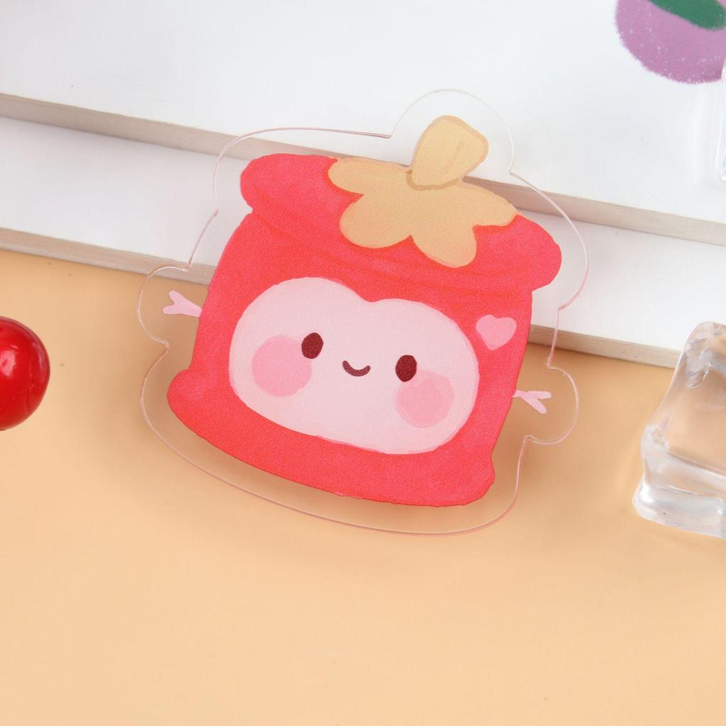 Foldable Anime Cartoon Acrylic Phone Stand with Universal Telescopic Airbag Feature