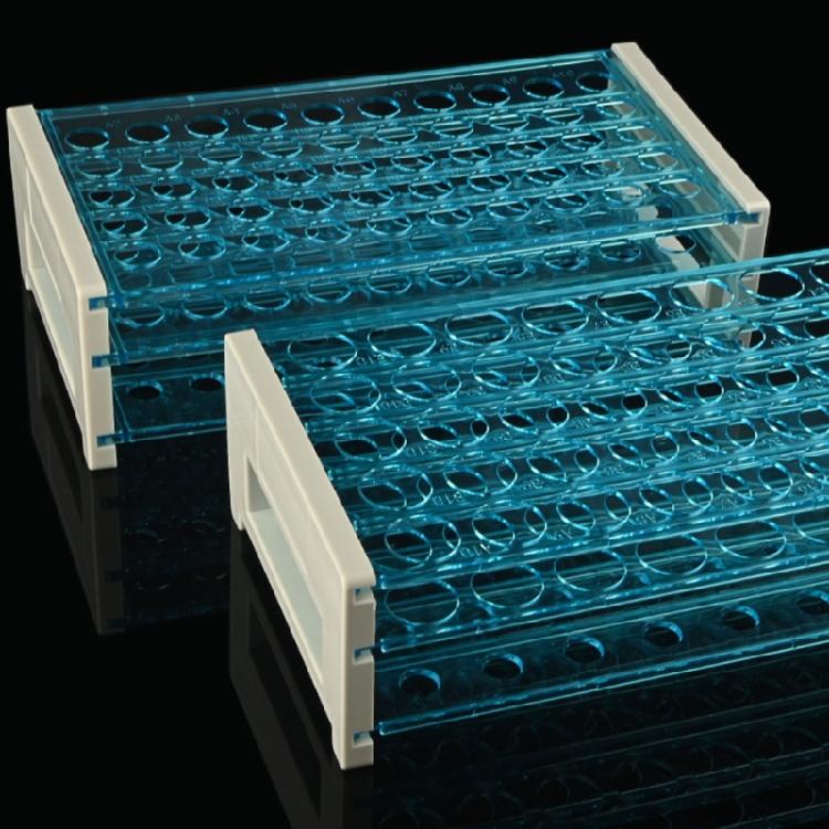 Removable 3Level Plastic Test Tube Stand With AntiTip Base For 13mm/16mm/18mm Width Tube And Lab Equipment Storage