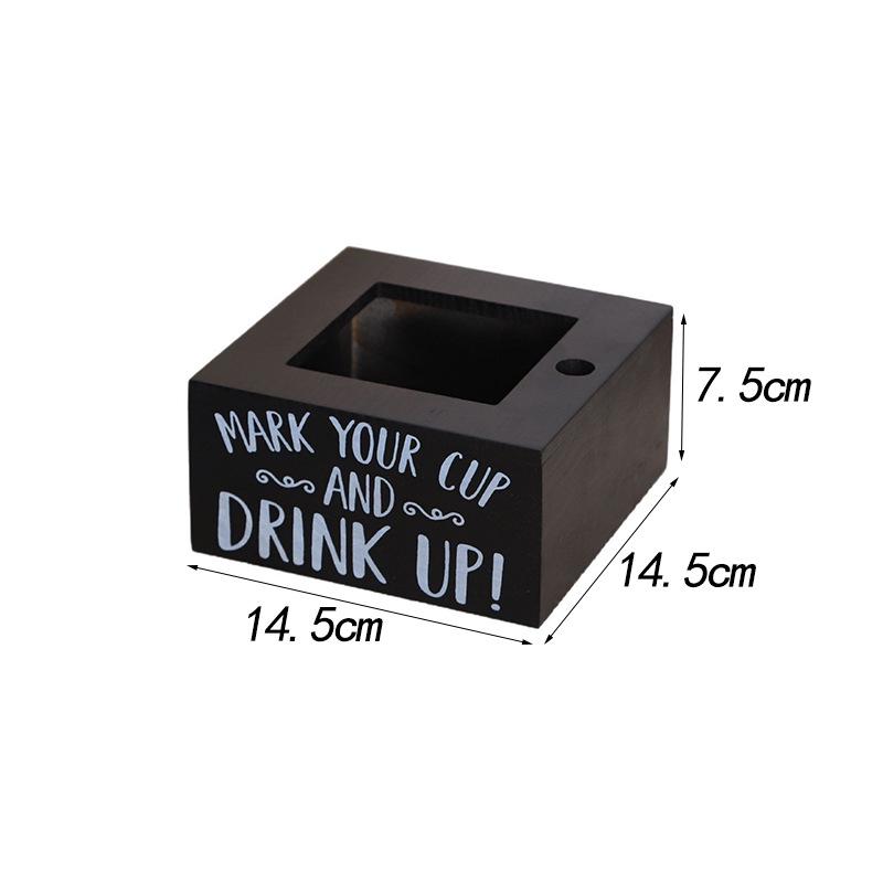 Multi-Purpose Wooden Storage Box for Laundry Pods, Coffee Filters, and More In Stock черного ящика