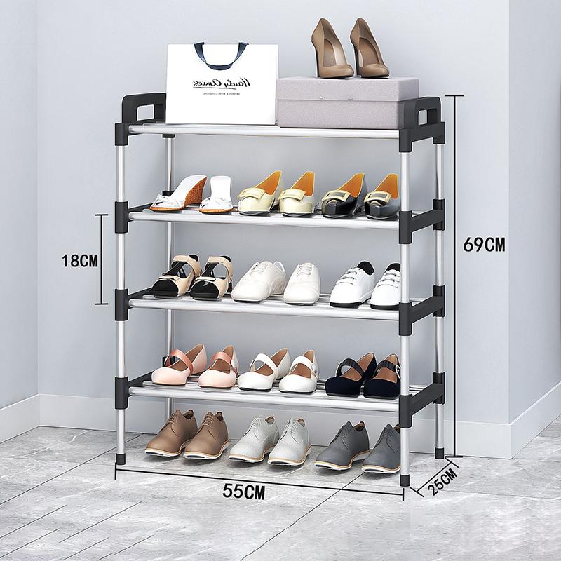7-Story Aluminum Alloy Shoe Rack Multi-Layer Assembly Dust-Proof Storage for Dormitory Entrance Organizer shoemaker organizer