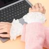 Ruffled False Sleeves for Girls Detachable Ruffled Cuffs Shirt Decorative Cuffs