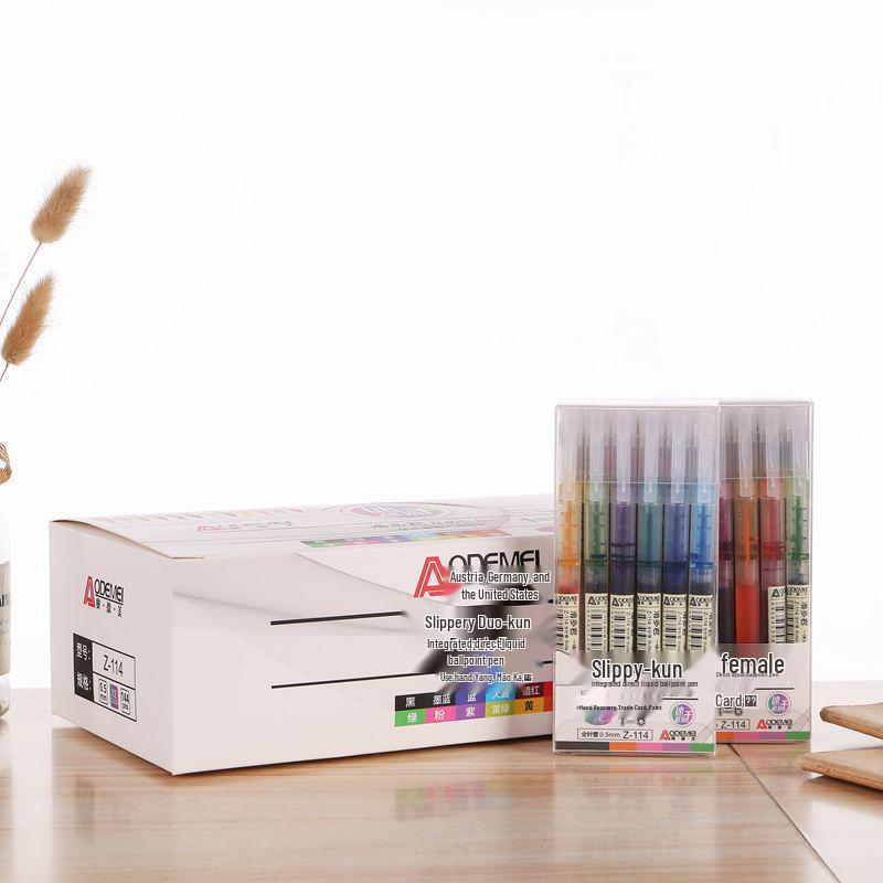 12-Color Refillable Rollerball Pens, 0.5mm Needle Tip for Journaling, Doodling & Cards