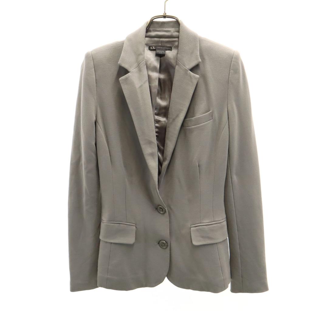 Armani Exchange Tailored Jacket XS Gray Stretch Women Used