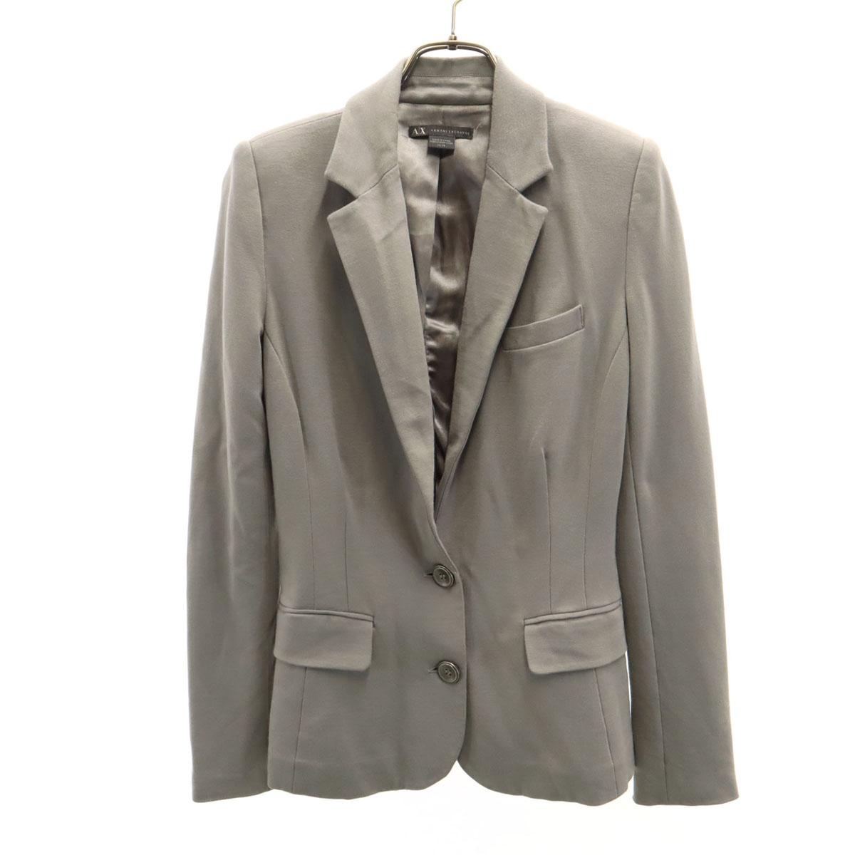 

ARMANI EXCHANGE tailored jacket XS gray stretch Women Used