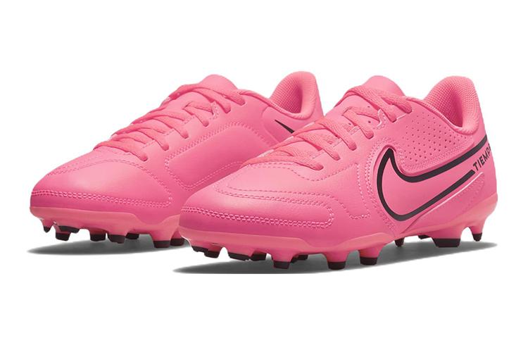 Nike Tiempo Legend 9 Club MG Slip Resistant Abrasion Resistant Low top Kids' Soccer Shoes Pink Kids' DA1331-600