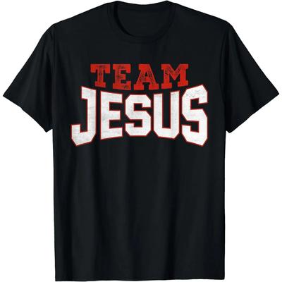 Funny Team Jesus Christian Faith Pray God Religious T-Shirt Funny Jesus Clothes T Shirts for Womes Graphic T Shirts