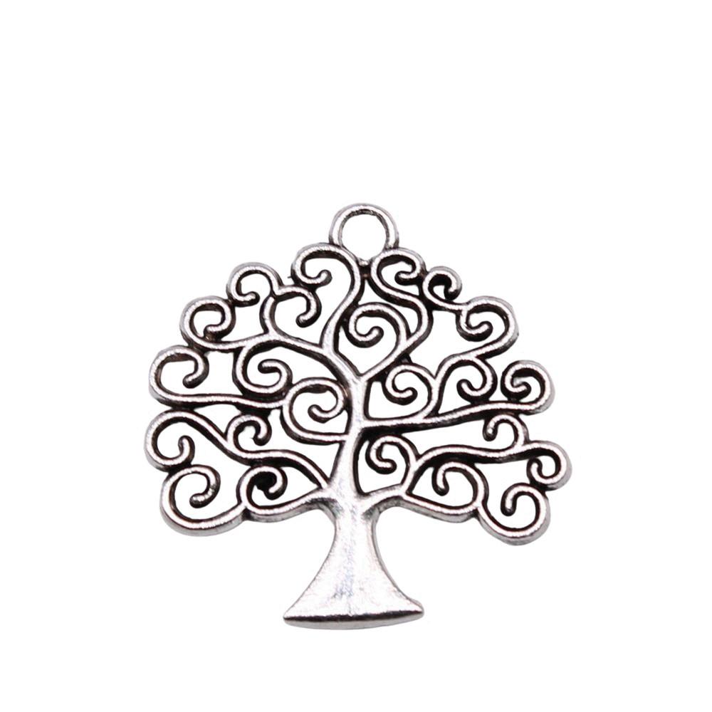 Tree Of Life Charms Antique Round Pendants For Spiritual DIY Jewelry