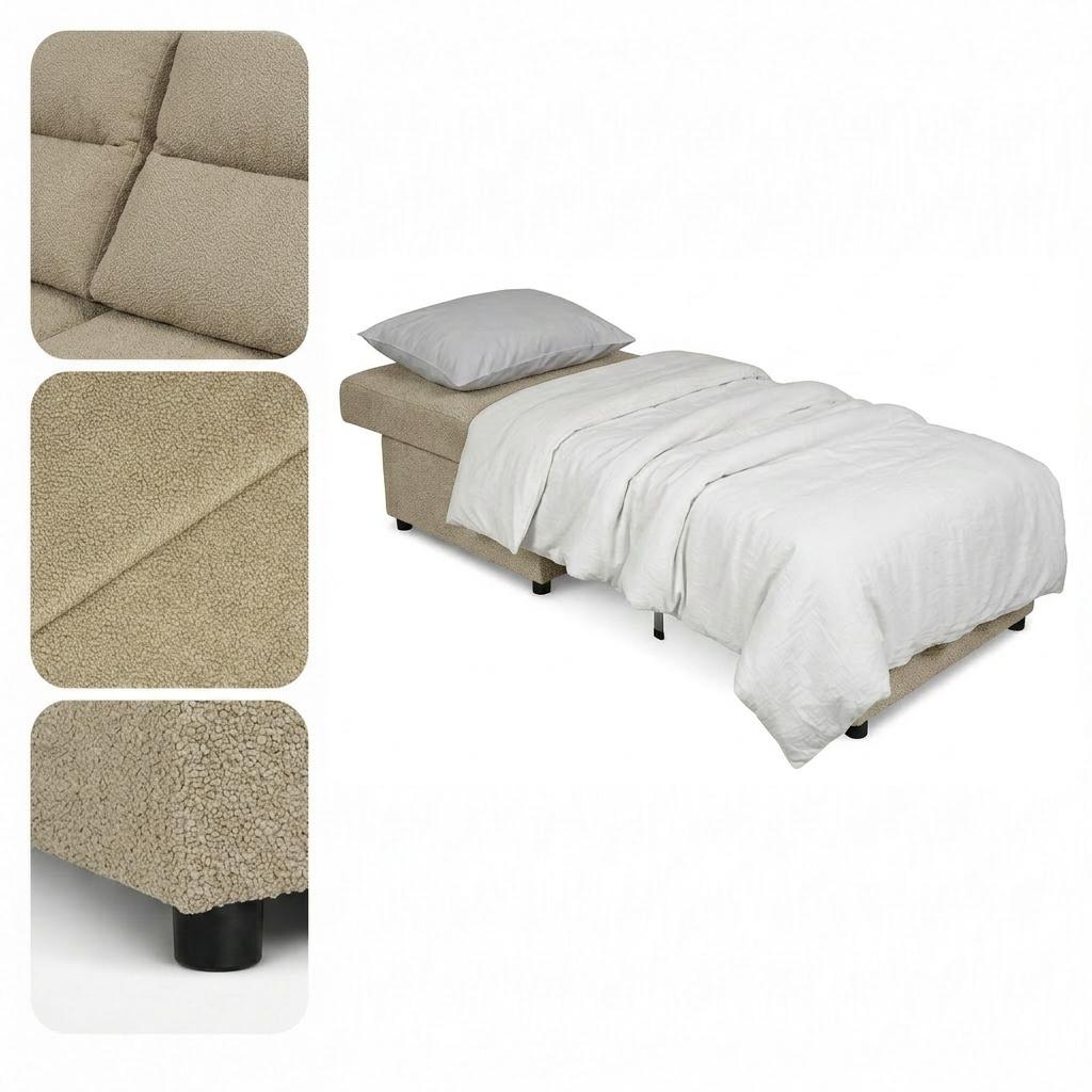 Schlafsessel Kimo mit Schlaffunktion und Stauraum – Family Meble