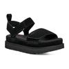 UGG Goldenstar Cow Split Leather Stylish Sandal Women's Black 1136783-BLK