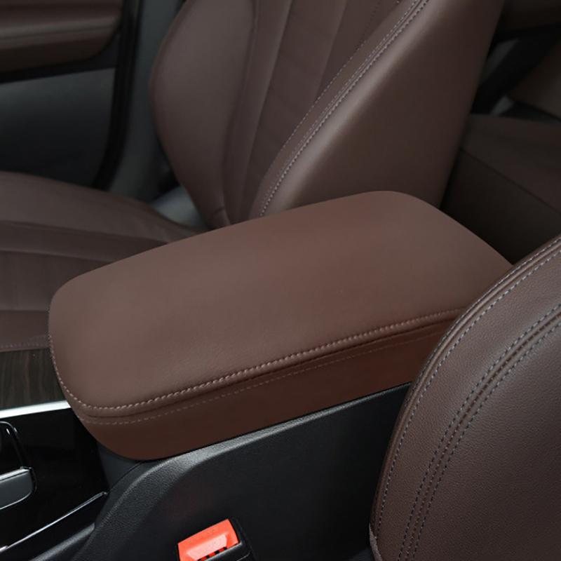 

Кожаный чехол для подлокотника центральной консоли автомобиля, чехол для подлокотника BMW X3 G01 G08 2019 2020, аксессуары для стайлинга автомобилей кофейный
