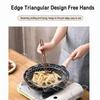Silver Deep Fry Basket Foldable Design Fry Basket  Frying Foods Washing Fruits Boiling