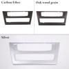 Car Central Control Air Conditioning Button CD Decoration Panel Trim Cover For BMW X3 X4 F25 F26 2011-2017 Interior