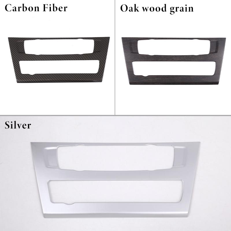 Car Central Control Air Conditioning Button CD Decoration Panel Trim Cover For BMW X3 X4 F25 F26 2011-2017 Interior