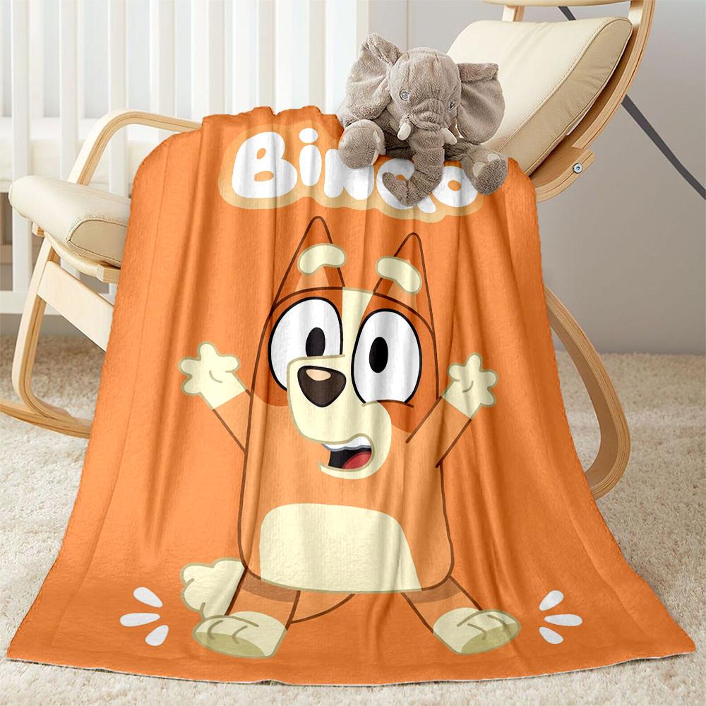 Bluey's Colorful Adventures Blanket Warmthful Decor Suitable for Picnics Seaside Couch All-Season Use Playful Design Gift for Travel Home Birthdays