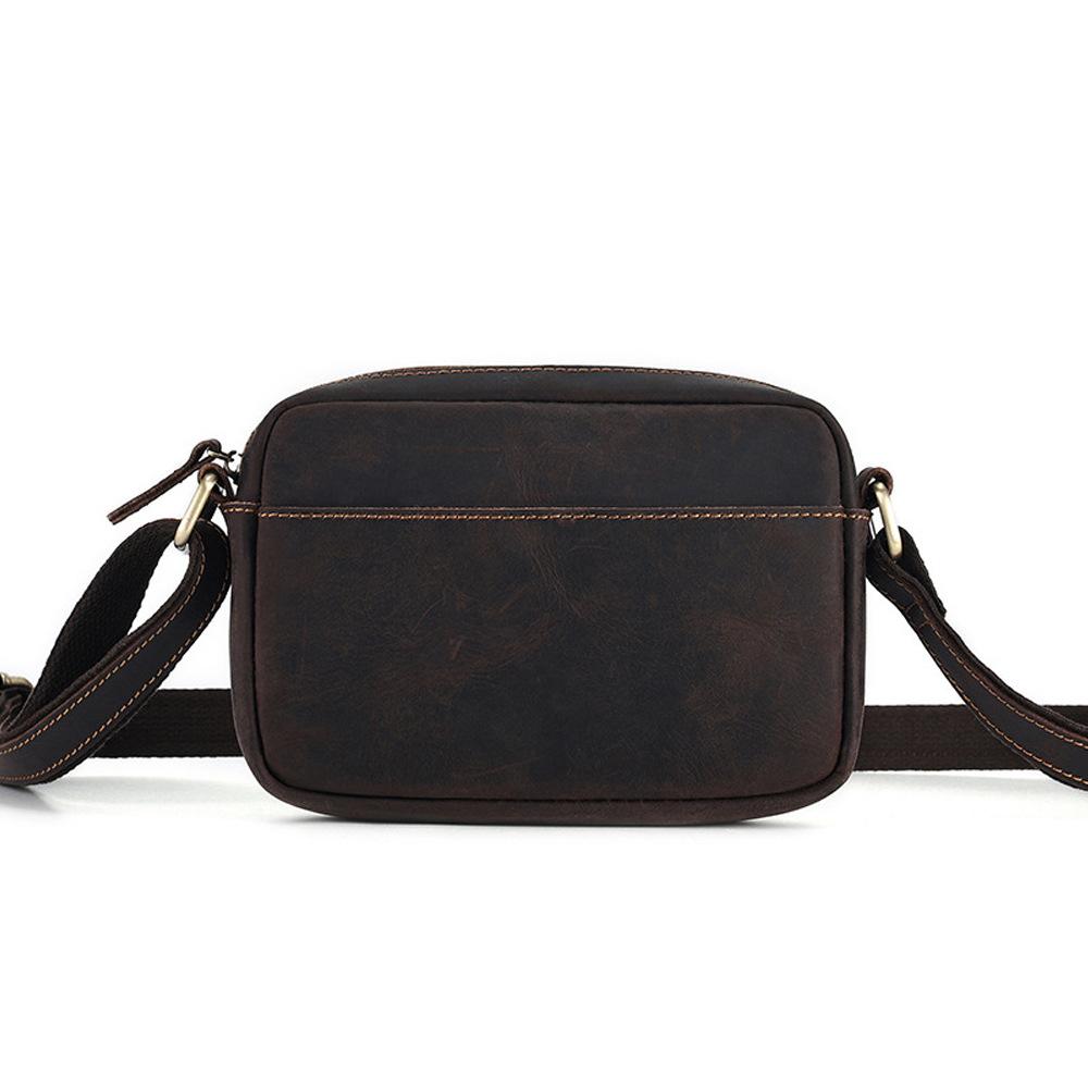 High-end men's messenger bag men's all-cowhide shoulder bag men's bag genuine leather retro messenger bag messenger bag