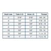 AN4/AN6/AN8/AN10/AN12 Oil Line Connector Aluminum Alloy Oil Hose End Adaptor AN Hose Fitting
