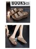 Women's Summer 2024 Height-Boosting Waterproof Wedge Slippers