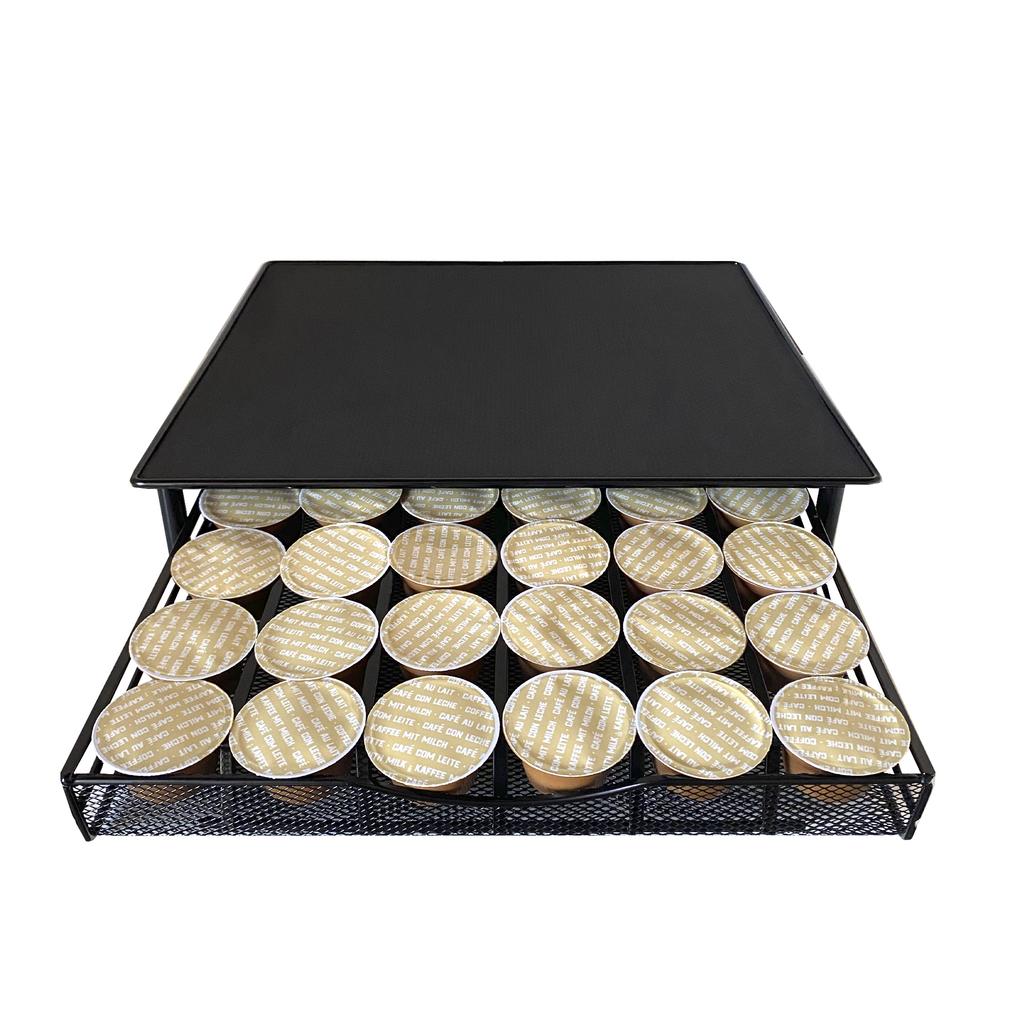Soporte Organizador Cápsulas Dolce Gusto Nyana Home | Capacidad 36 Capsulas | Compatibilidad Dolce Gusto | Cubierta Metálica | Soporte