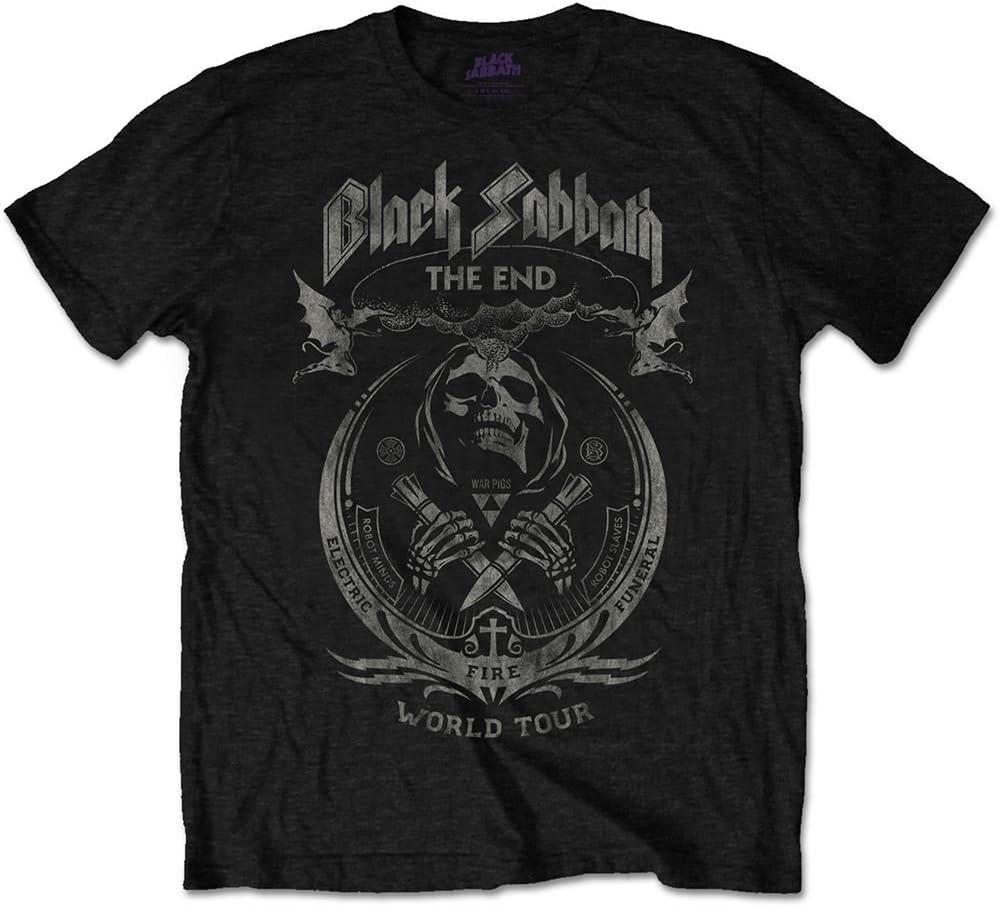 Authentic Black Sabbath The End Mushroom Cloud T-Shirt Black S M L XL 2XL NEW Unisex T-Shirt S