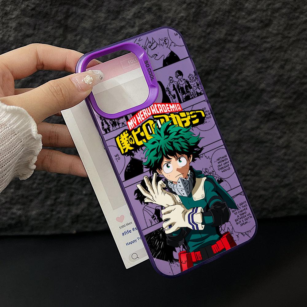 My Hero Academys Phone Case for Xiaomi Redmi 15C 14C 13C 12C 10 Note 15 14 13 12 Pro Plus 4G 5G Silver Hard Cover