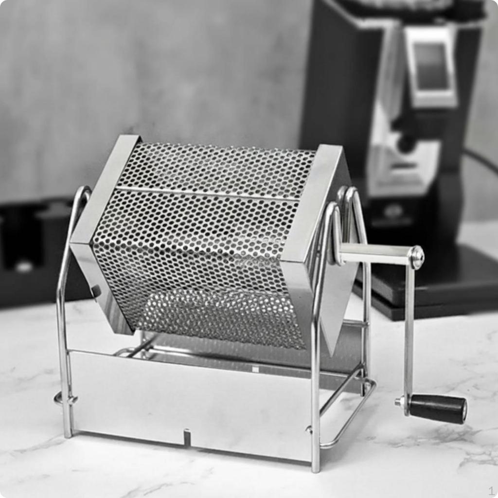 Coffee Bean Roaster Direct Heat Manual for Opening Flame