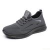 Lightweight Fashionable Trendy Running Men Shoes Men's Trendy Shoes Flat Bottom Mesh Non Slip Lace Up Casual Shoes