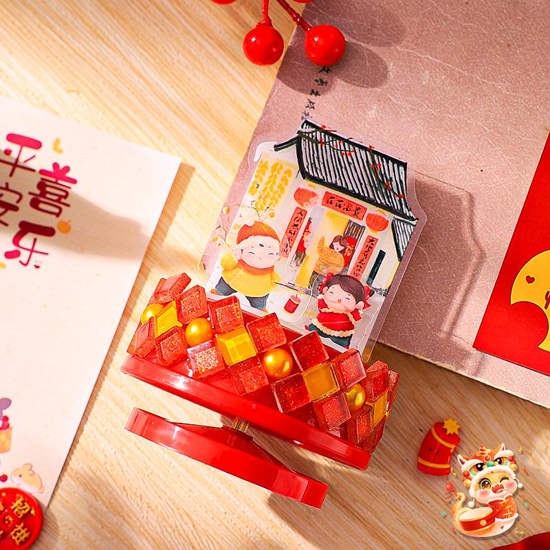 

DIY Year of the Snake Mosaic Music Box Kit for Children s Spring Festival