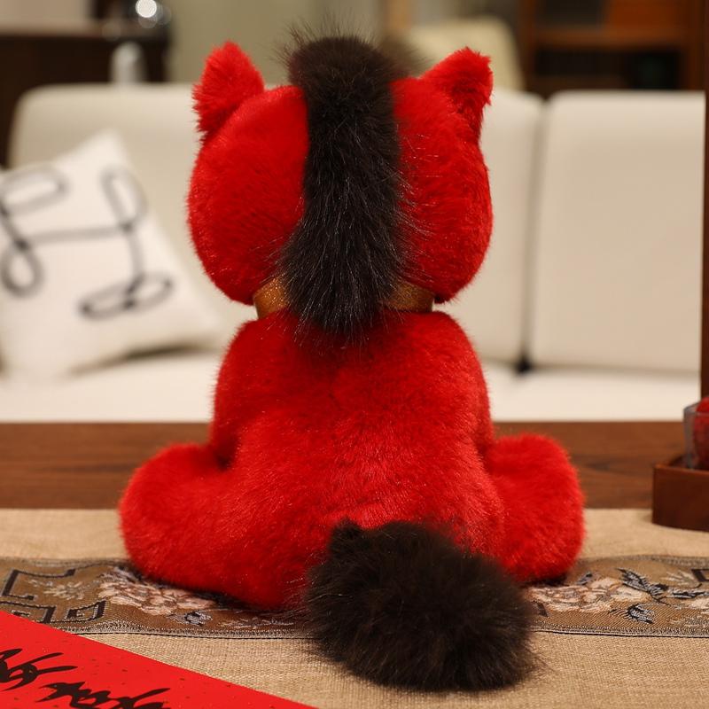 New Plush Chinese Horse Mascot Stuffed Animal Horse Plush Stuffed Animal Toy New Year Gft Chinese Year of The Horse